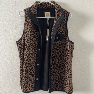 C & C leopard vest